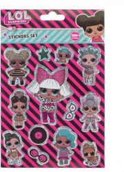 Caiet cu 200 de stickere personaj LOL Multicolor 