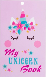 Caiet cu autocolante si stickere 150 de modele dimensiuni si modele diferite My Unicorn Multicolor 