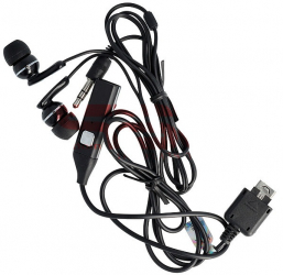 Casti in-ear cu microfon compatibile cu LG K800 si jack 3.5 mm Black 