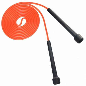 Coarda sport crossfit cu manere ergonomice confectionate din plastic si fir din PVC lungime 2.75 m Orange 