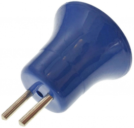 Dulie cu stecher fasung E27 cu conectare la priza material plastic Blue 