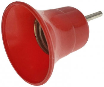 Dulie cu stecher fasung E27 cu conectare la priza material plastic Red 