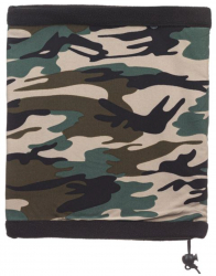 Esarfa reglabila tip buff din fleece marime universala Army 