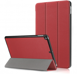 Husa book cover compatibila cu iPad Pro 12.9 inch 2021 pliabila din piele Red 