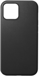 Husa compatibila cu iPhone 12 Pro Max material piele ecologica Premium Negru 