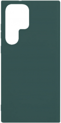 Husa compatibila cu Samsung Galaxy S23 Ultra bumper slim din silicon soft Dark green 