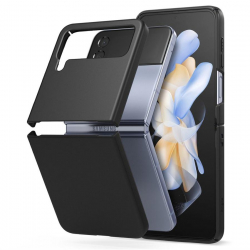 Husa compatibila cu Samsung Galaxy Z Flip 4 slim design din policarbonat Negru 