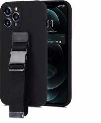 Husa de protectie compatibila cu Samsung Galaxy Note 20 Ultra Hand Grip atasat Negru 
