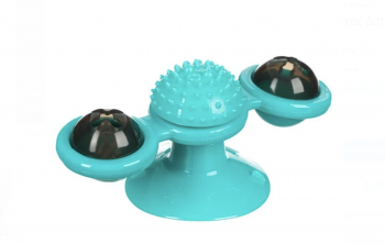 Jucarie Spinner cu perie pentru pisici 20 x 10 x 5 cm Green 