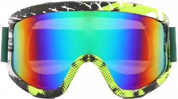 Ochelari cu protectie UV pentru ski sau snowboarding Marime universala Green