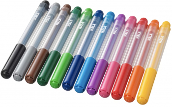 Set cu 12 carioci produs NON-TOXIC Multicolor 
