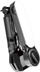 Stabilizator imagine Gimbal bluetooth cu trepied compatibil cu smartphone de 6.7 inch sau GoPro ajustabil Negru 