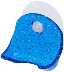 Suport pentru aparat de ras clasic cu atasare tip ventuza Blue 