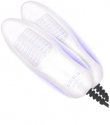 Uscator electric cu forma ergonomica pentru incaltari caciula sau alte accesorii 2 bucati 15.5 W White 