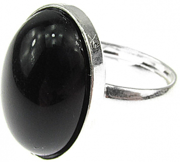 Inel argint reglabil cu onix natural 18x13 MM 