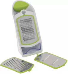 Set razatoare 4 piese BergHoff-Cook n Co otel inoxidabil alb/verde 
