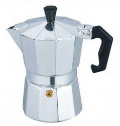 Espressor cafea manual din aluminiu Bohmann pentru aragaz capacitate 6 cesti 