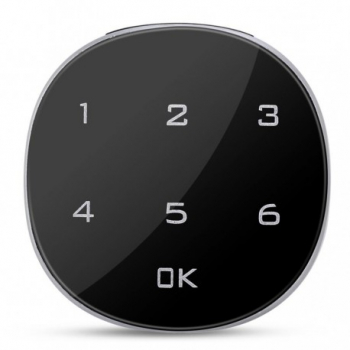 Incuietoare Inteligenta Techstar® Touch Screen Digital 30mm Alarma Cod Alimentare CR2023 si MicroUSB 