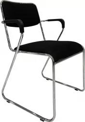 Scaun conferinta plasa neagra DERYA NEW 