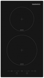 Plita vitroceramica incorporabila Daewoo H3IT25L1BG 2 zone gatit Functie Boost Neagra 