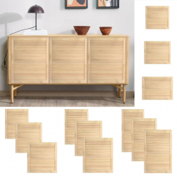 vidaXL Usi lamelare 2 buc. 69x49 4 cm lemn masiv de pin 