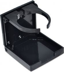Suport reglabil pliabil pentru pahar Negru. Folding cup holder 