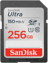 Card de memorie SanDisk SD Ultra 256GB SDXC 150MB\/s 