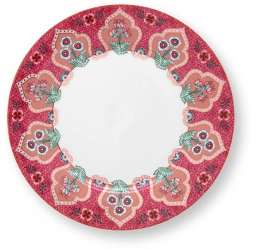 Farfurie 21 cm Deco FestivalFlowerRed 