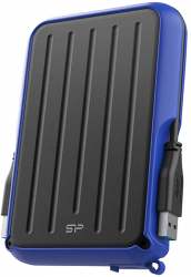 HDD extern portabil Silicon Power Armor A66 5TB Antishock Waterproof USB 3.2 Gen 1 Albastru 