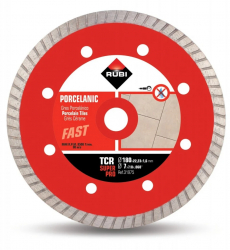 Disc diamantat pt. gresie portelanata 180mm TCR 180 SuperPro - RUBI-31975 