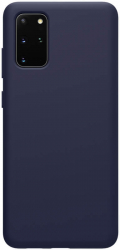 Husa Super Slim protectie spate telefon compatibila Samsung Galaxy S20+ Plus Nillkin Flex Pure albastra 