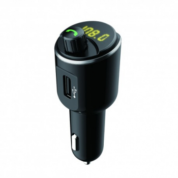 Modulator FM Techstar and reg T21 Wireless Bluetooth 4.2 Microfon Integrat Quick Charge Afisare Voltaj Slot Mi 