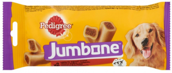 Recompensa pentru Caini de Talie Medie Pedigree Jumbone Vita si Pasare 180 g 2 Buc - ROFOOD36756 