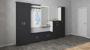 Set Hol haaus Como V1 Alb/Antracit L 300 cm 