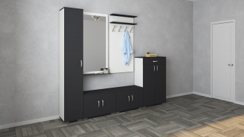 Set Hol haaus Como V4 Alb/Antracit L 230 cm 