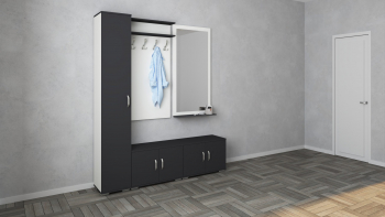 Set Hol haaus Como V7 Alb/Antracit L 165 cm 