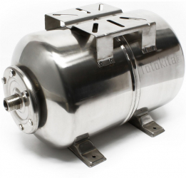Vas expansiune hidrofor orizontal 24 litri inox membrana EDPM Totokita 