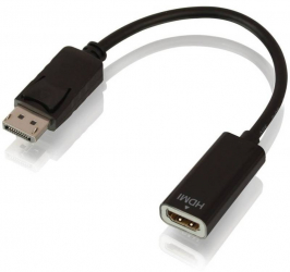 Adaptor LINDY 1x DisplayPort 1.2 Male - 1x HDMI 1.4 Female negru 