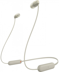 Casti Sony In-Ear WI-C100 Taupe 