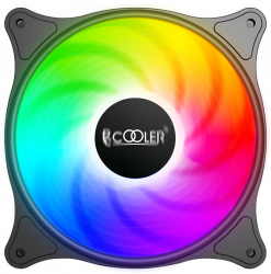 Ventilator radiator PCCOOLER FX-120-3 120x120x25 mm RGB LED 3 PIN Hydro Bearing fixed LED RGB