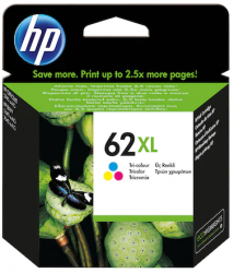 Bister Ink HP 62XL ink cartridge tri-colour high capacity 1-pack Blister multi tag