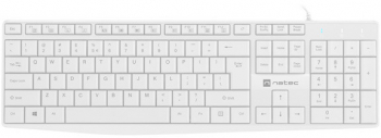 Tastatura Natec Nautilus Wired White 