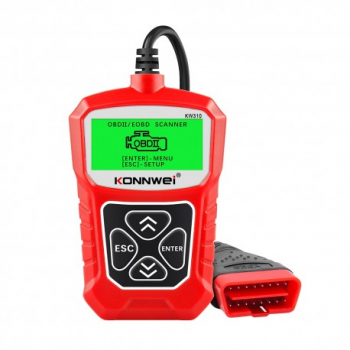 Diagnoza OBD2 KONNWEI KW310 Red Afisare Erori + Descriere Resetari Live Data ELM 327 OBDII 