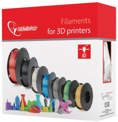 Filament pentru imprimanta 3D Gembird 3DP-PLA+1.75-02-R PLA 1.75mm 1kg Red 