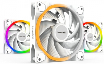 Ventilator / radiator be quiet! LIGHT WINGS White RGB 120mm PWM High-Speed Three Fan Pack 