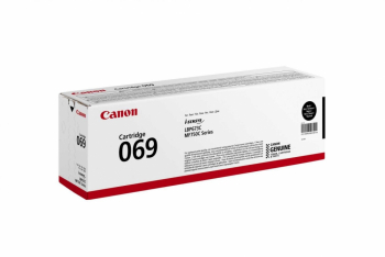 Toner Canon CRG069BK Negru capacitate 2100 pagini pentru i-SENSYS LBP673Cdw MF754Cdw MF752Cdw. 