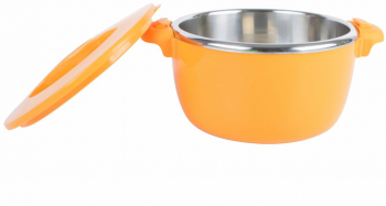 Caserola termica 8l inchidere etansa interior inox Portocaliu 