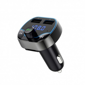 Modulator FM Techstar and reg T24 Wireless Bluetooth 4.2 Microfon Integrat Quick Charge Slot MicroSD Voltaj Ba 
