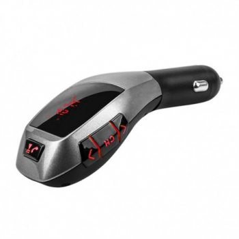 Modulator FM Techstar and reg X5 Wireless Bluetooth 5.0 Microfon Integrat FM Transmitator Voltaj Baterie USB S 
