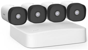 Kit Supraveghere Tenda K4P-4TR 4 Canale + 4 Camere 4MP PoE